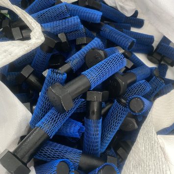 DIN 931 black Hex bolts